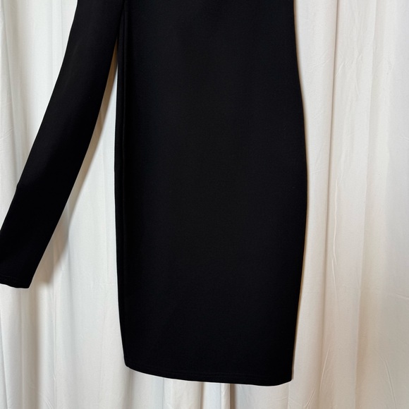 Alieva Dasha One Shoulder Black Bodycon Dress Asymmetrical Small - Picture 9 of 12